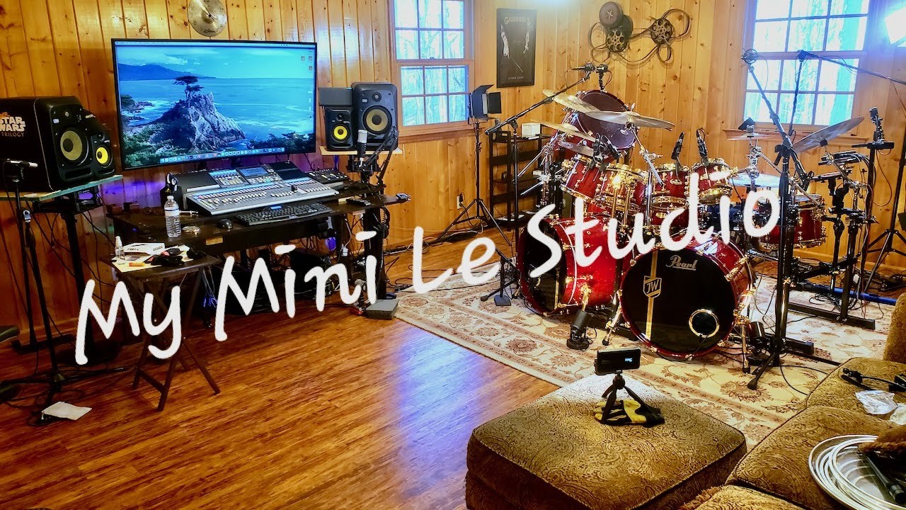 Drum Room Tour - Studio in the Woods!