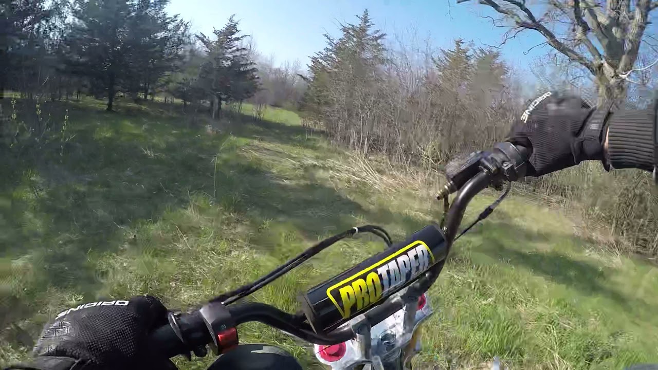 125 cc evoque pit bike/ lifan 125cc 2020  first rides on trail