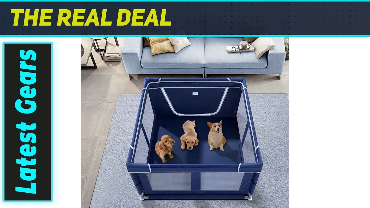 Zikopomi 42-Inch Puppy Playpen: Is This the Ultimate Setup for Your Pet?