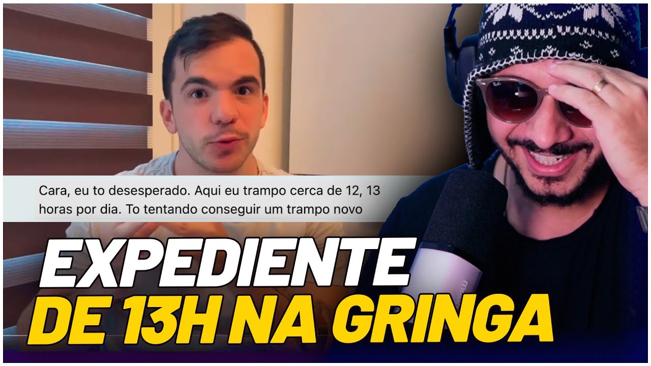 Dev chorando na tora da gringa