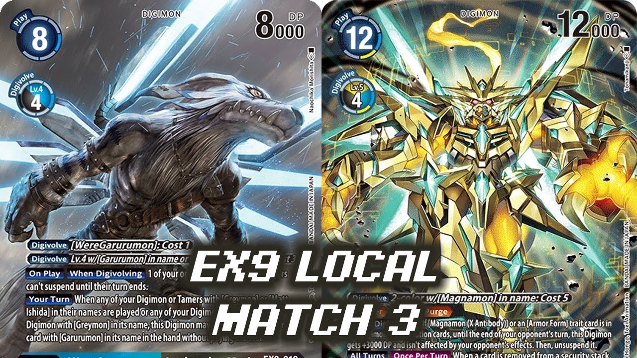 Garurumon Toolbox VS Magnmon X | EX9 Local Match 3 | Digimon TCG Osnabrick