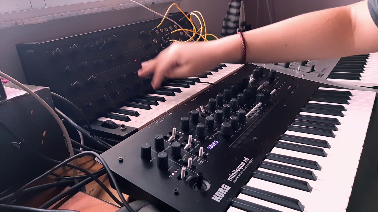 #Jamuary2021 - Day 08 - Korg Minilogue XD + MS-20 mini // 