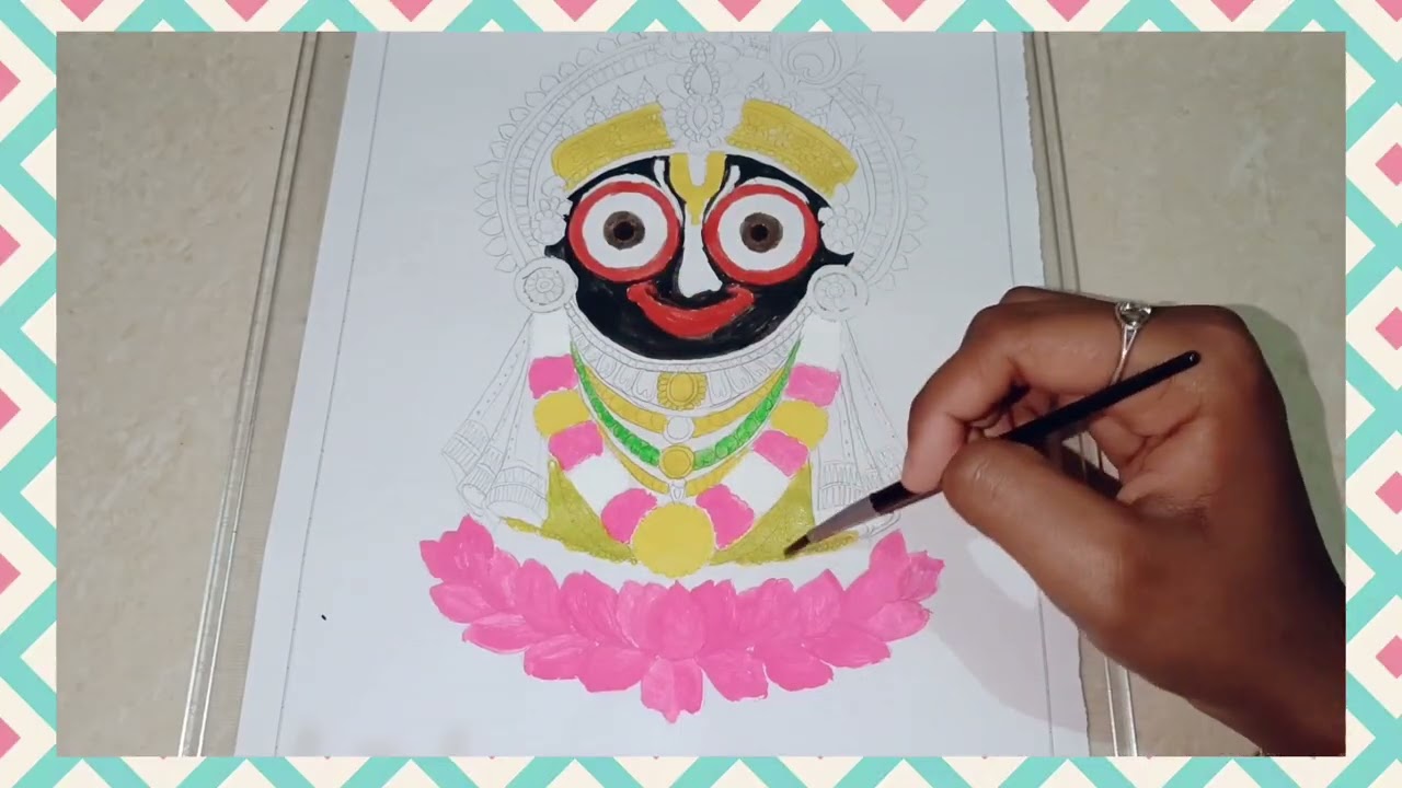 Easy Jagannath Ji Art 😍 Like & Subscribe 🙏 #jagannath #drawing #art #easyDrawing #subscribe #artist