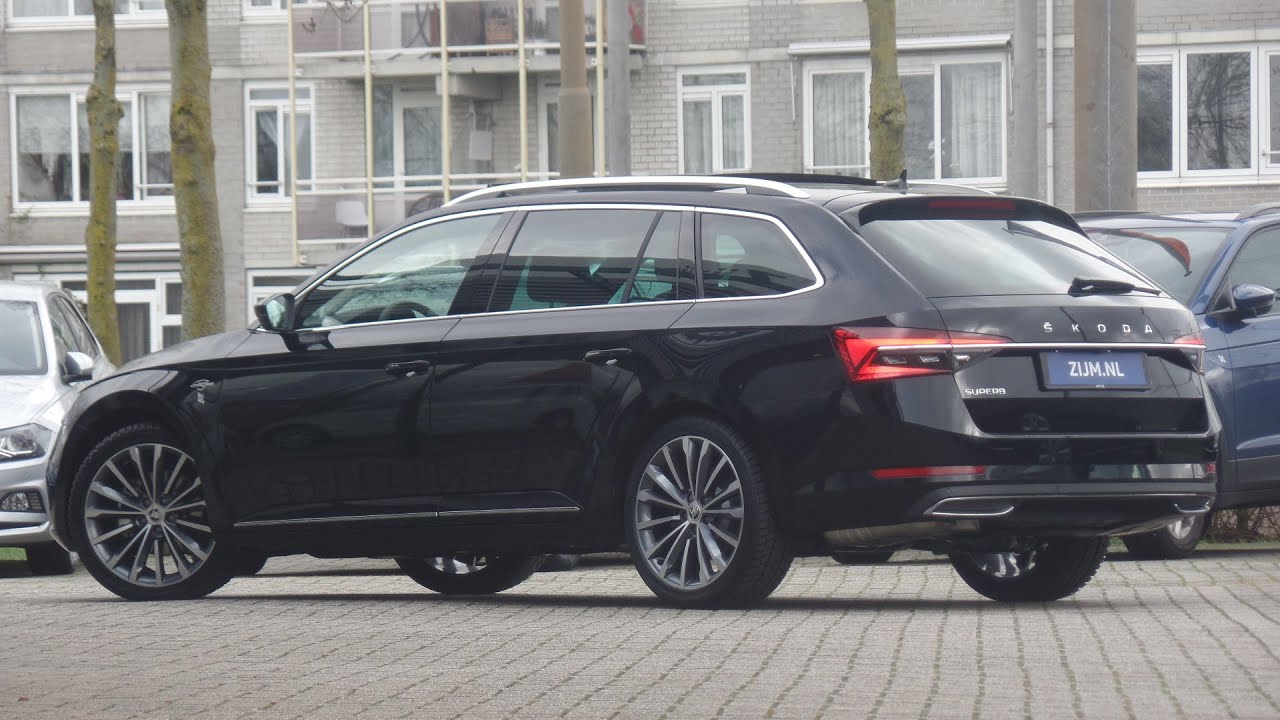 Skoda NEW SuperB Combi Laurin & Klement in 4K 2020 Crystal black Walk Around & detail inside