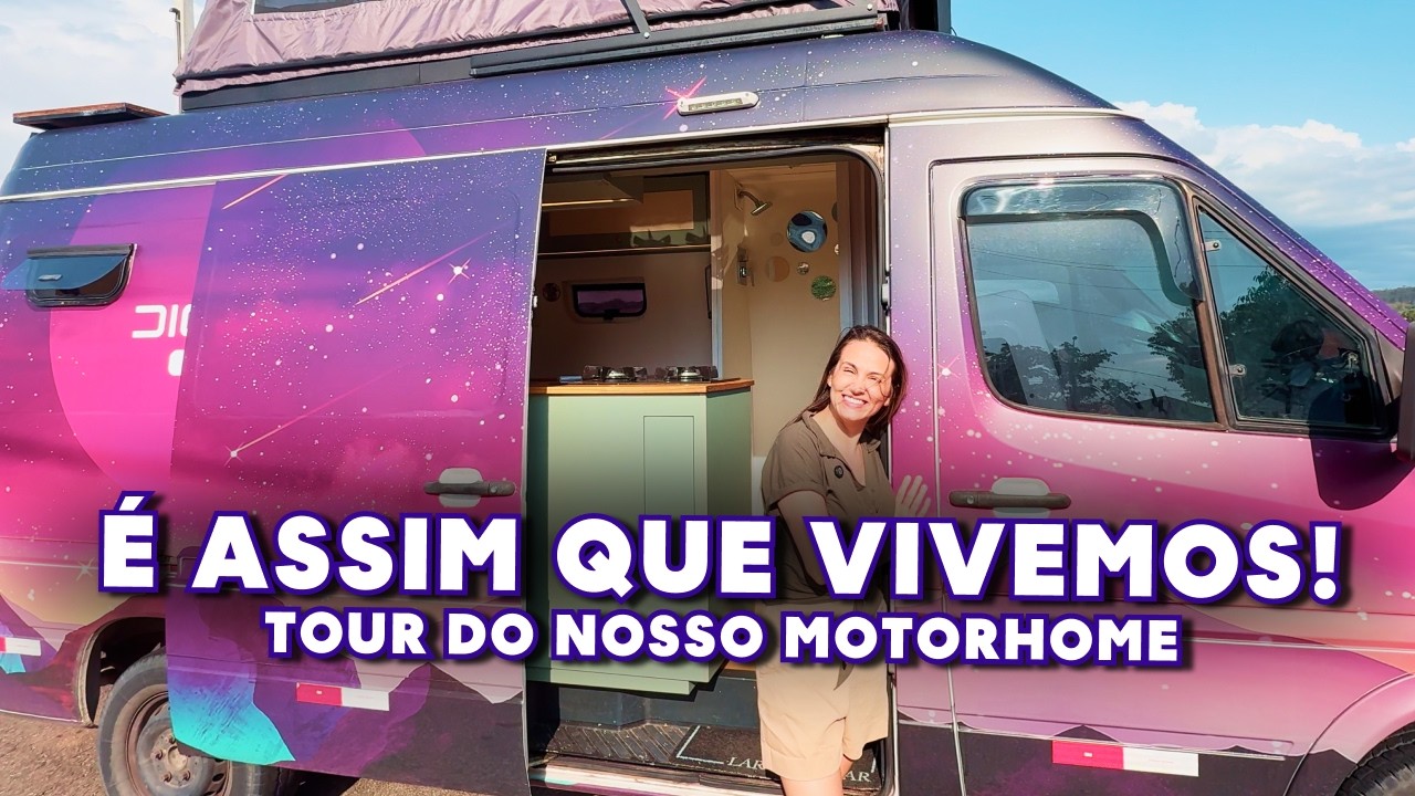 Tour Completo no Nosso Motorhome em Família com Criança Pequena