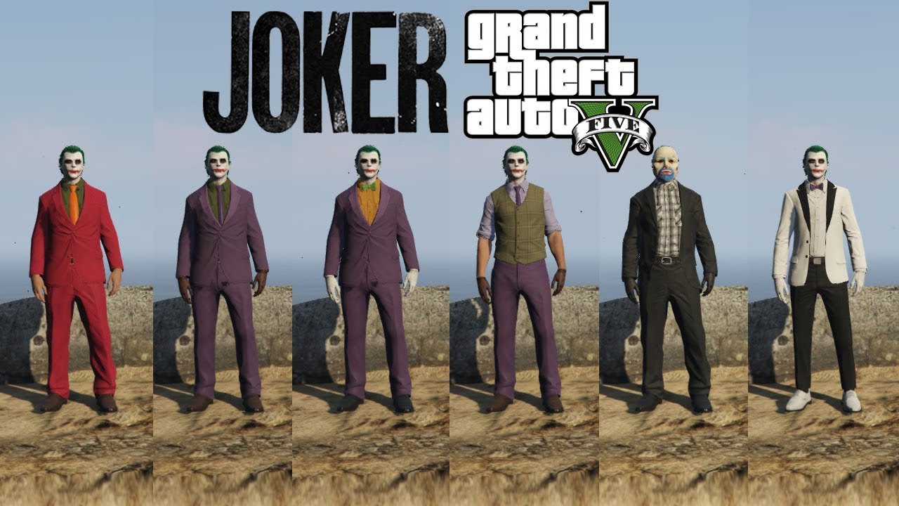 GTA V Joker Outfit Tutorial