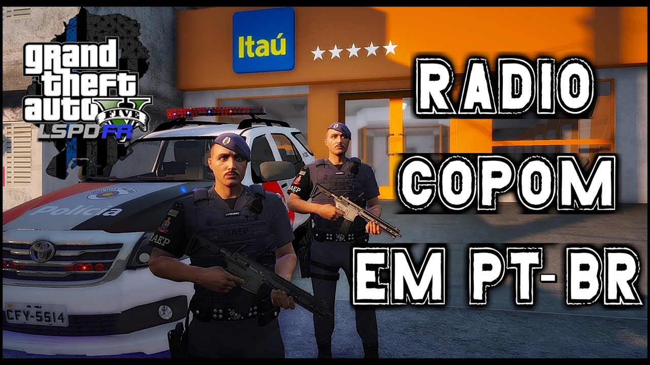 GTA 5 COMO INSTALAR RADIO COPOM EM PT BR