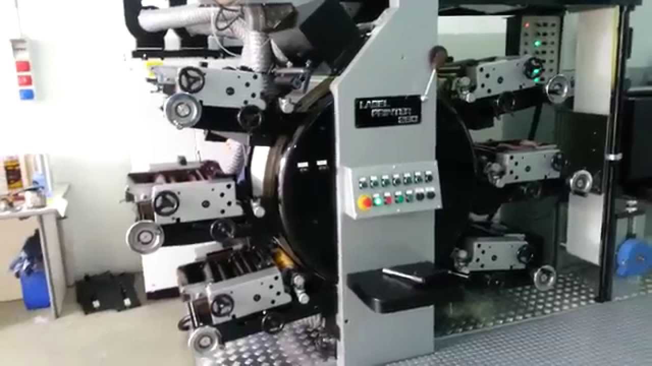 label printing machine flat bed diecutter machine d'impression etiquettes avec decoupe &agrave; plat