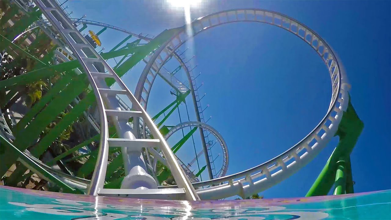 Desert Storm Roller Coaster POV Castles N Coasters Phoenix Arizona