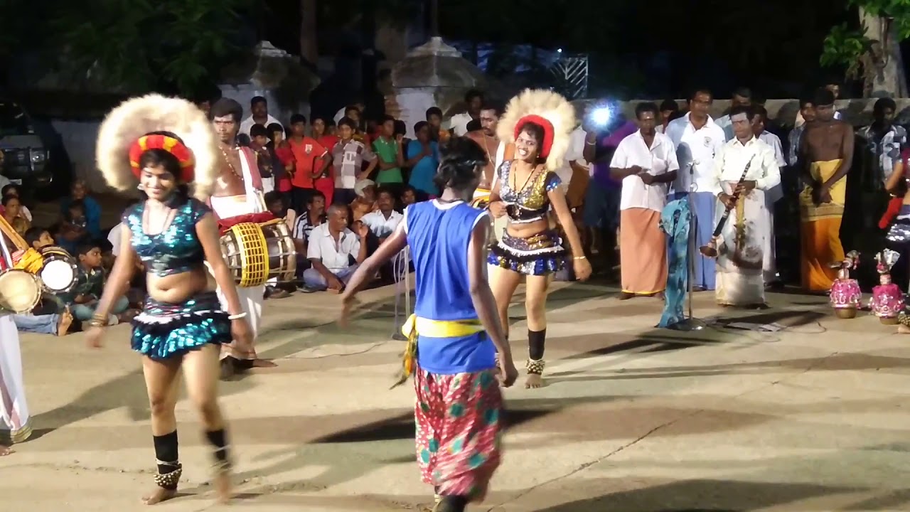 Excellent Karakattam Tamil folk dance at village festival Part 3