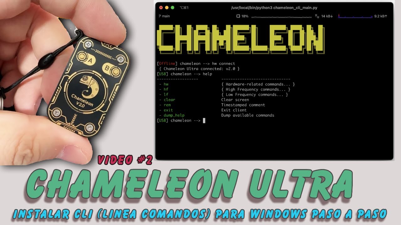 Chameleon Ultra #2: Install command line interface (CLI) for Windows step by step.