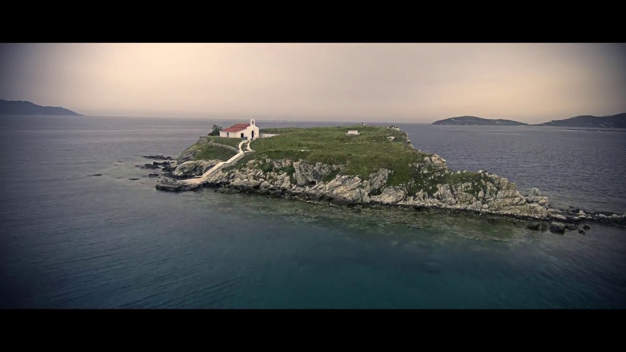 The island of Saint Pelagia in Karystos, Greece  (Xiaomi Mi drone 4K)