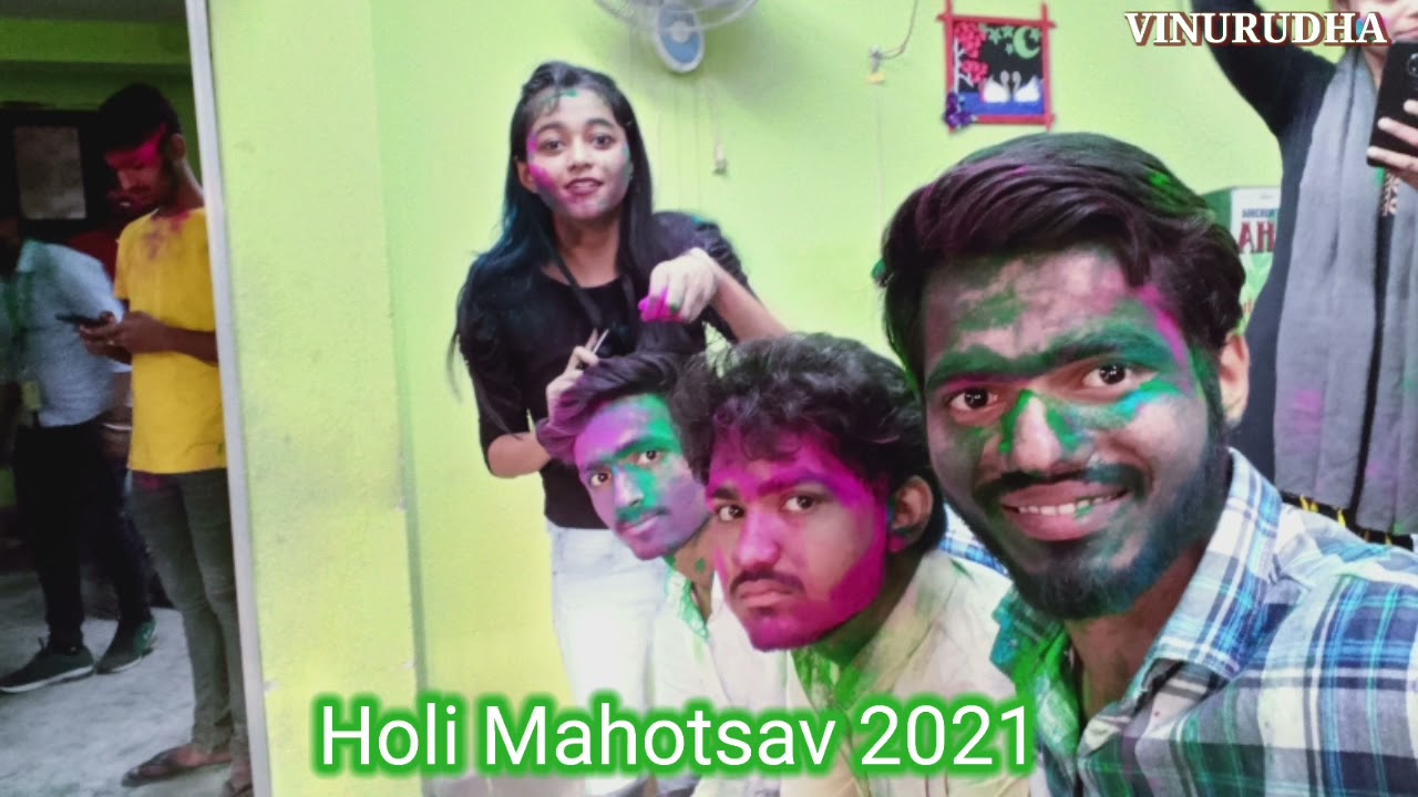 Holi Mahotsav 2021 at Vinurudha Campus : VINURUDHA Arts & Commerce