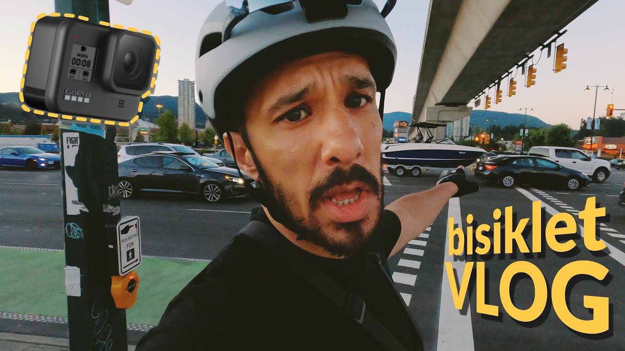 AYILI ORMANDA KARANLIĞA KALDIM! (Vancouver bisiklet vlog)