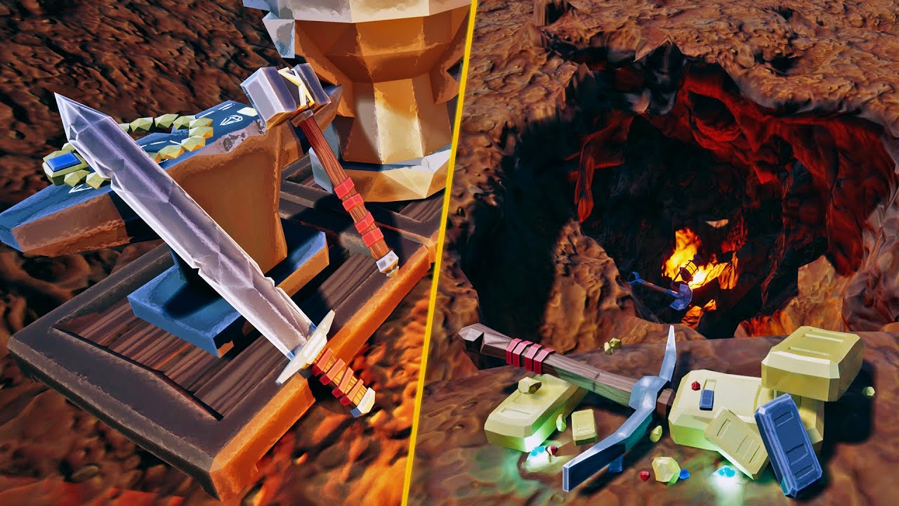 I Built An Underground Goldmine To Manufacture Weapons & Jewelry - Hydroneer
