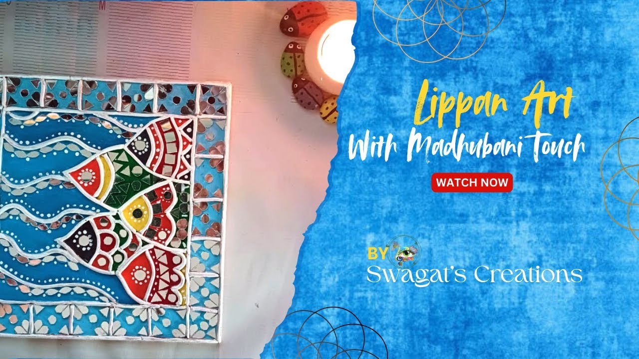 Lippan Art - Madhubani inspired