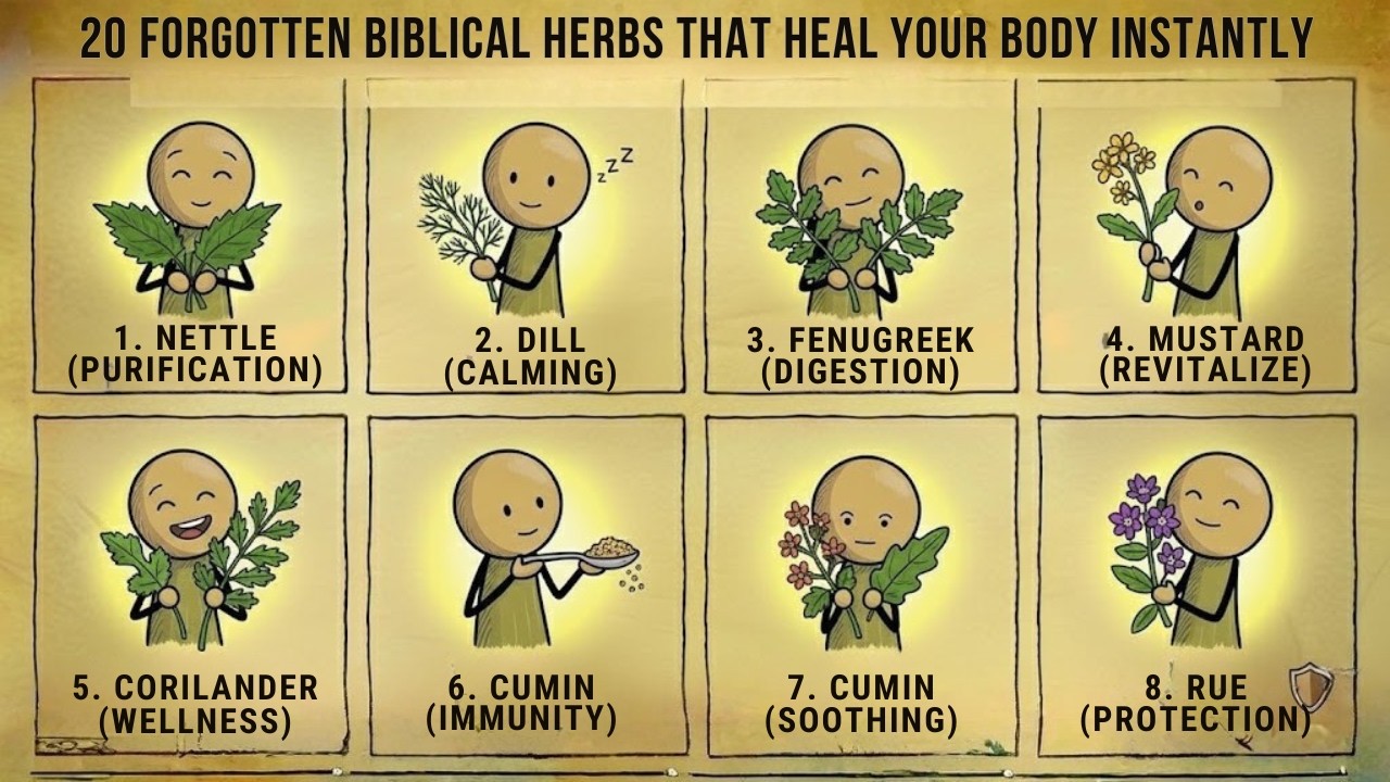 20 Forgotten Biblical Herbs That Heal Your Body Instantly