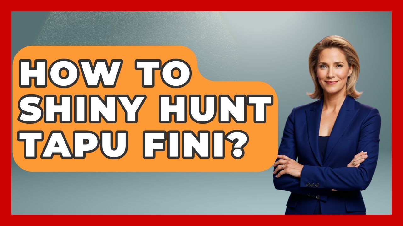 How To Shiny Hunt Tapu Fini? - The Trainers Guide