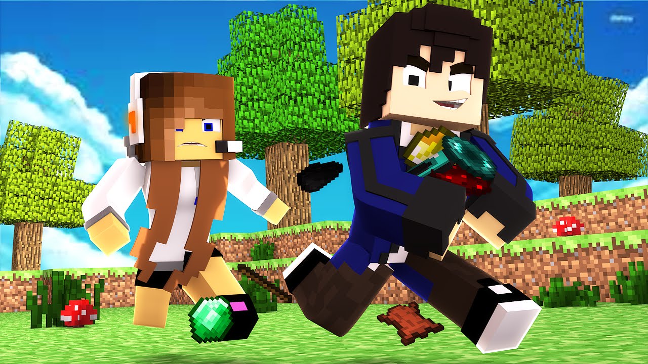 Minecraft: LUCKY BLOCK PVP - JEAN ESTÁ ROUBANDO!