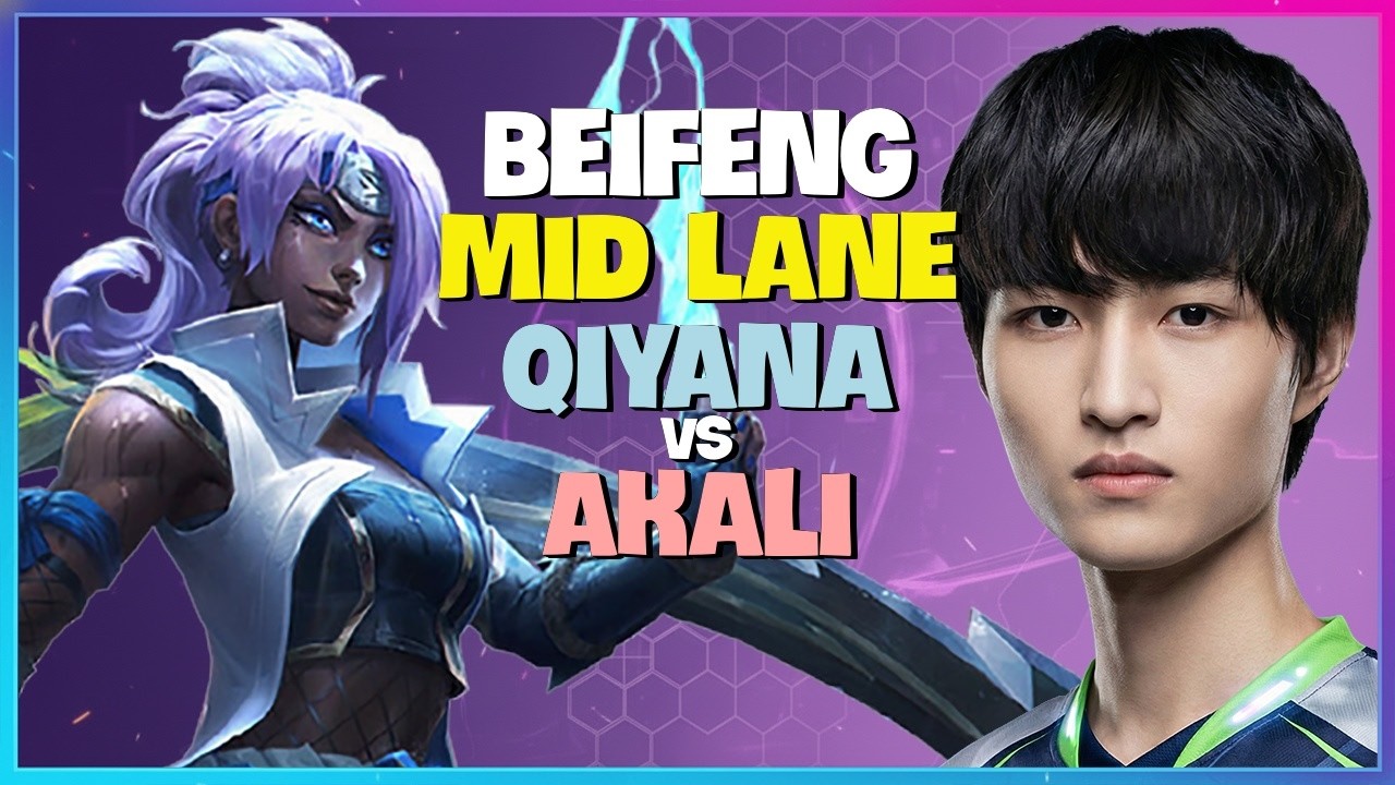 BeiFeng Masterclass: Unleash Flawless Qiyana Mechanics in Challenger Mid Lane Engsub