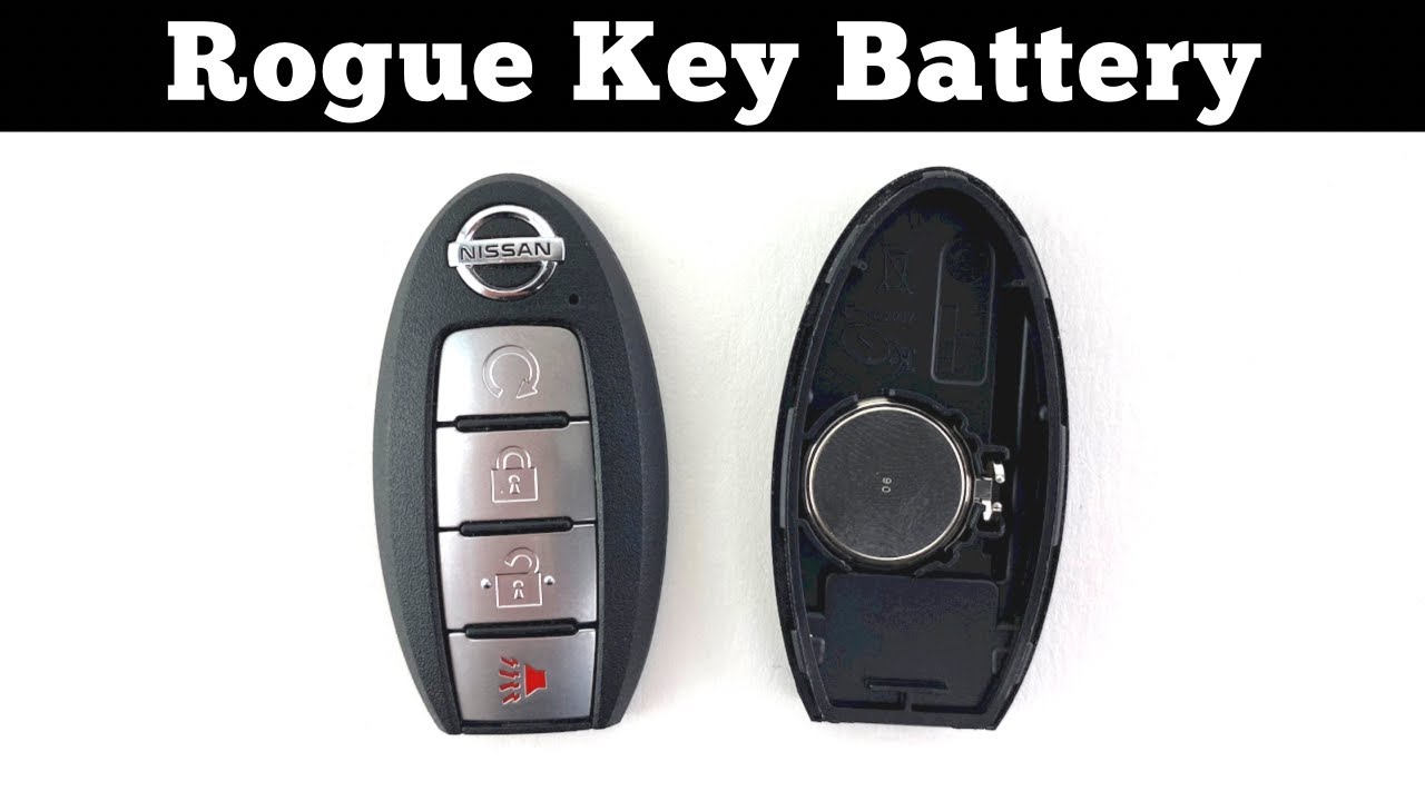 2019 - 2022 Nissan Rogue Remote Key Fob Battery Replacement - How To Change Remove Replace Batteries