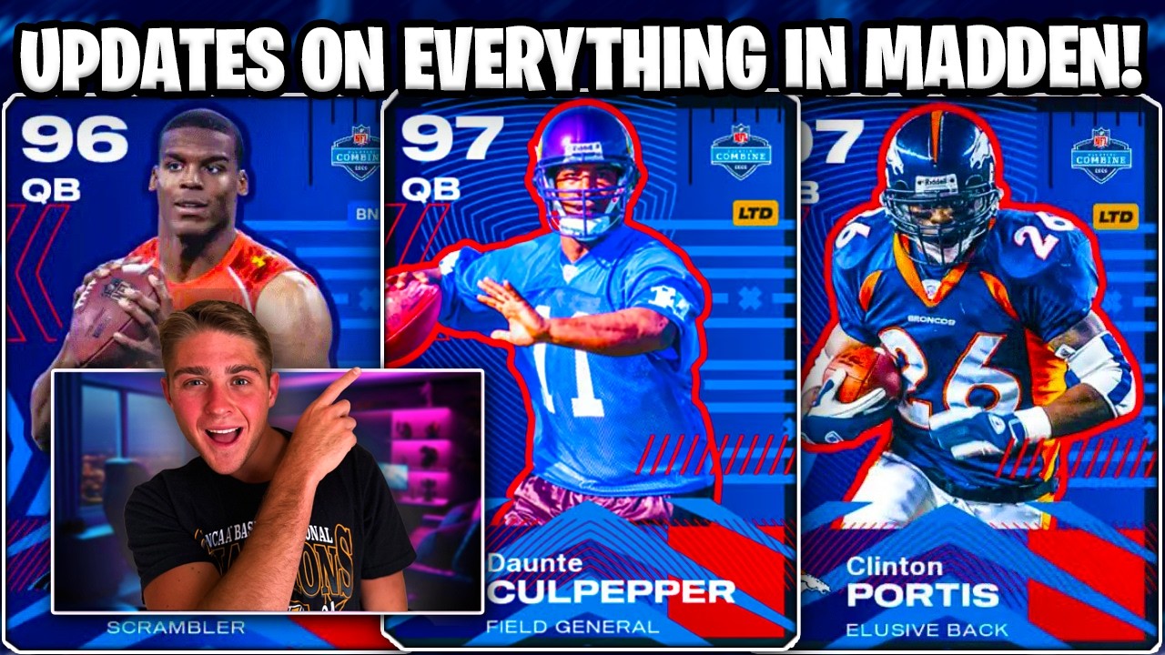 UPDATES ON EVERYTHING IN MADDEN 26! COMBINE PROMO REVEALS! 95 OVR REDUX, POWER CONVERSION + MORE!