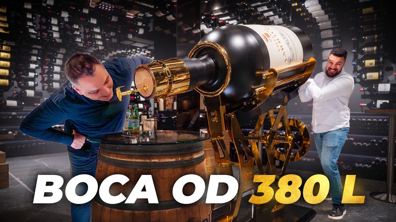 Podrum od 2 MILIJUNA € u Ischglu! Boca od 380 LITARA (Guiness world record) i večera kod chefa Andya