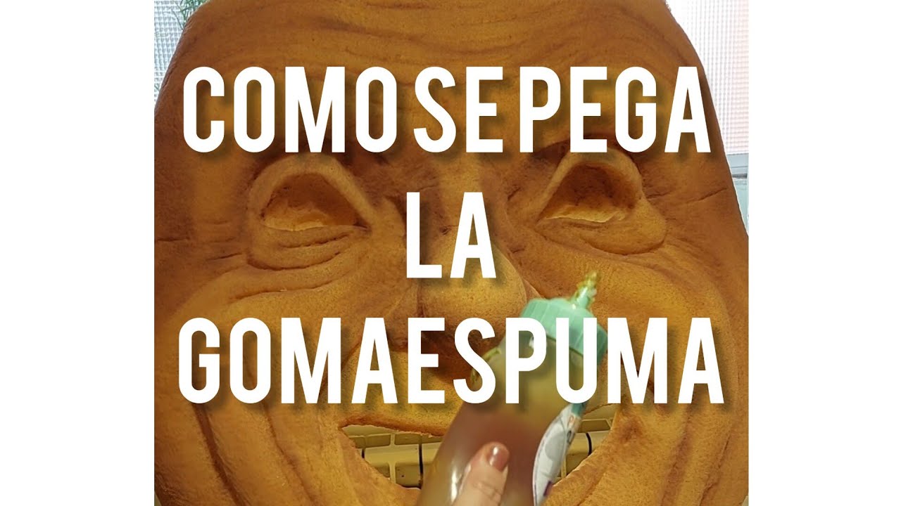 Con qué y cómo se pega la gomaespuma