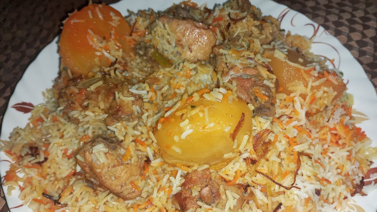 Kolkata style chicken biryani@zenabasif1180 