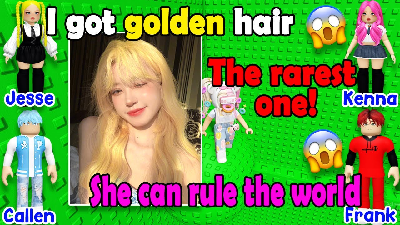 ❤️💚💛 TEXT TO SPEECH 🌈 My Special Hair Color Changed My Whole Life ✨ Roblox Story