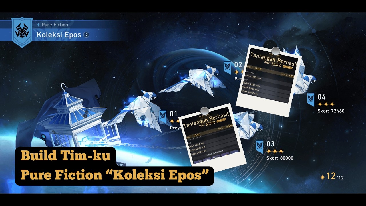 Beginilah Build Tim-ku Menyelesaikan Pure Fiction: Koleksi Epos | Pure Fiction | Honkai Star Rail