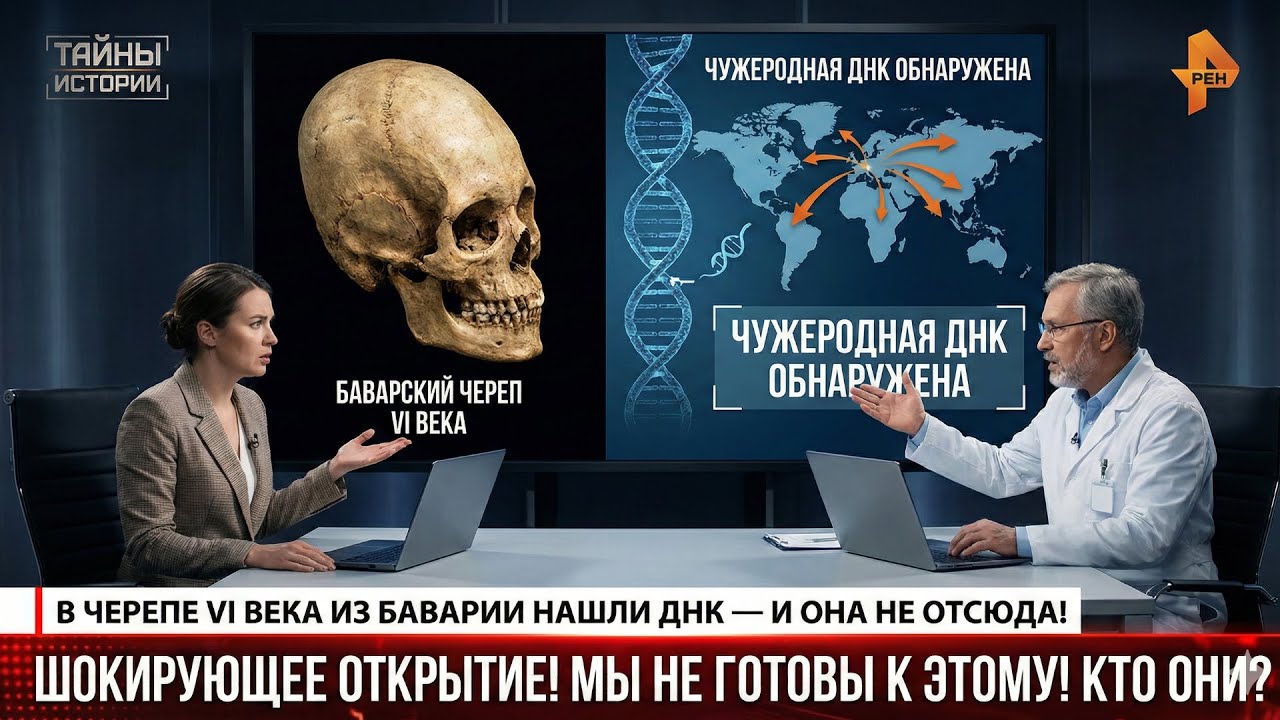 В черепе VI века из Баварии нашли ДНК — и она НЕ отсюда!