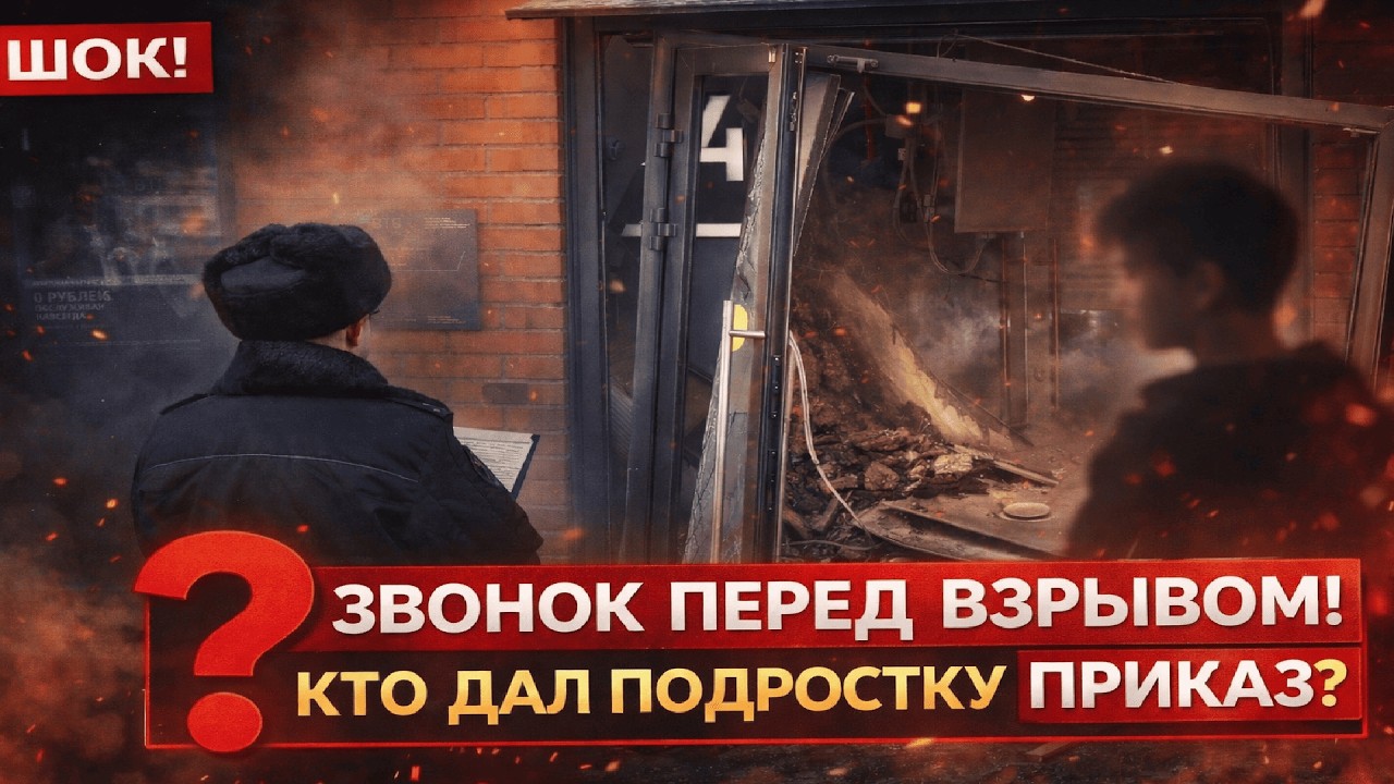 ВЗРЫВ В БАНКЕ… 16-ЛЕТНИЙ ПОДРОСТОК ДЕЙСТВОВАЛ ПО ЧЬИМ-ТО УКАЗАНИЯМ?