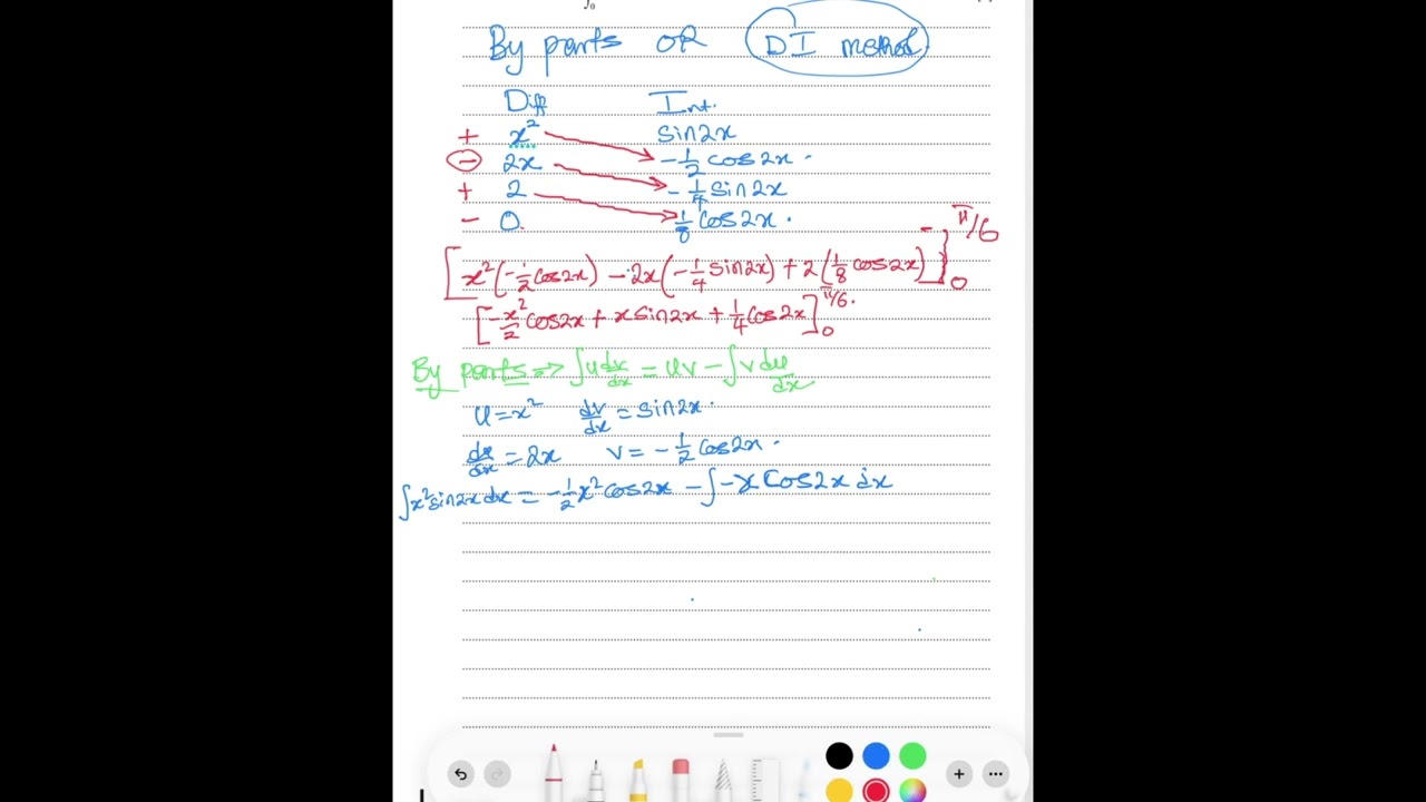 9709/on/25 integration by parts #trending #fyp #viral #viralvideo 