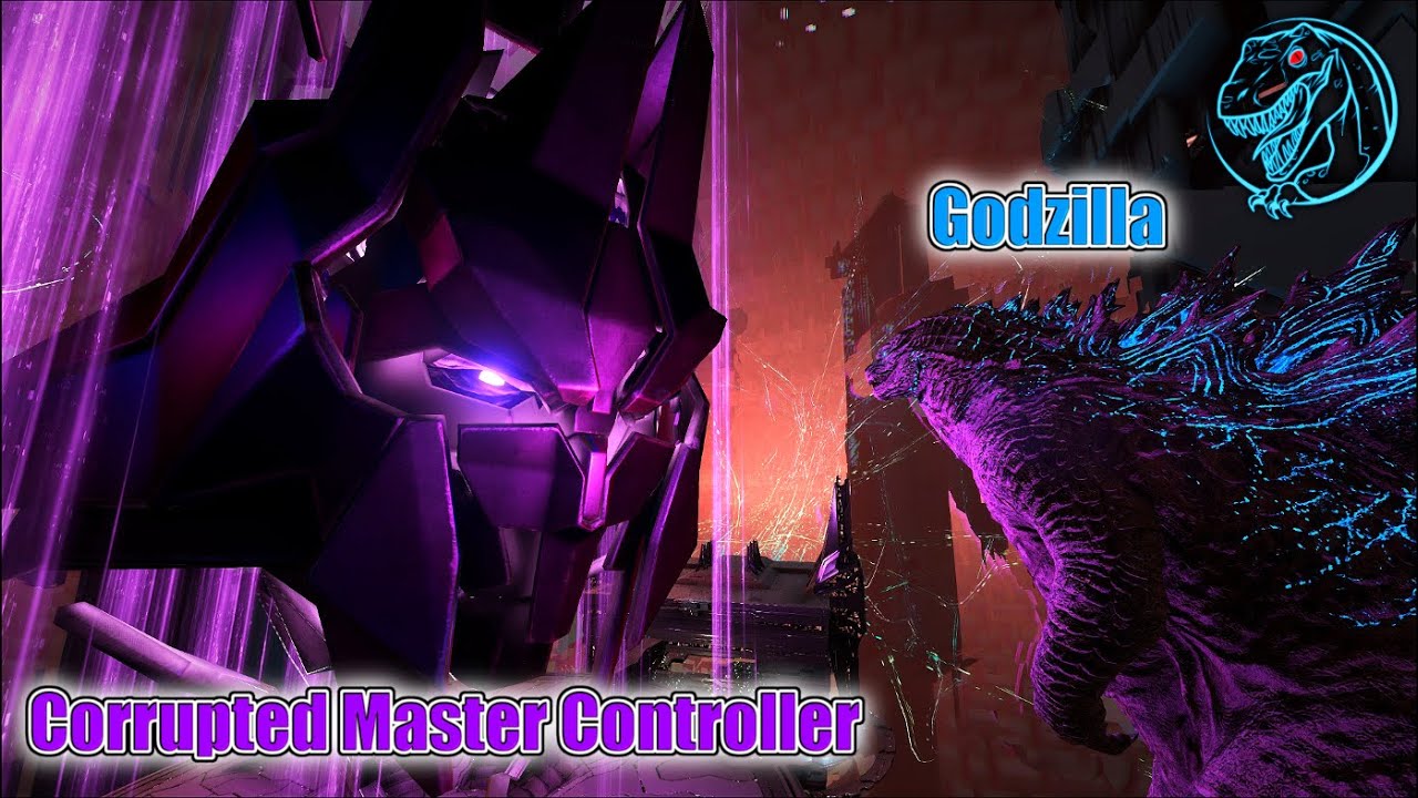 Godzilla vs. Corrupted Master Controller (Alpha) + Ending | ARK Kaiju/Boss Battle 🦎