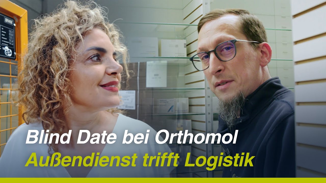 Blind Date bei Orthomol: Funda (Vertriebsaußendienst) und Dominik (Logistik)