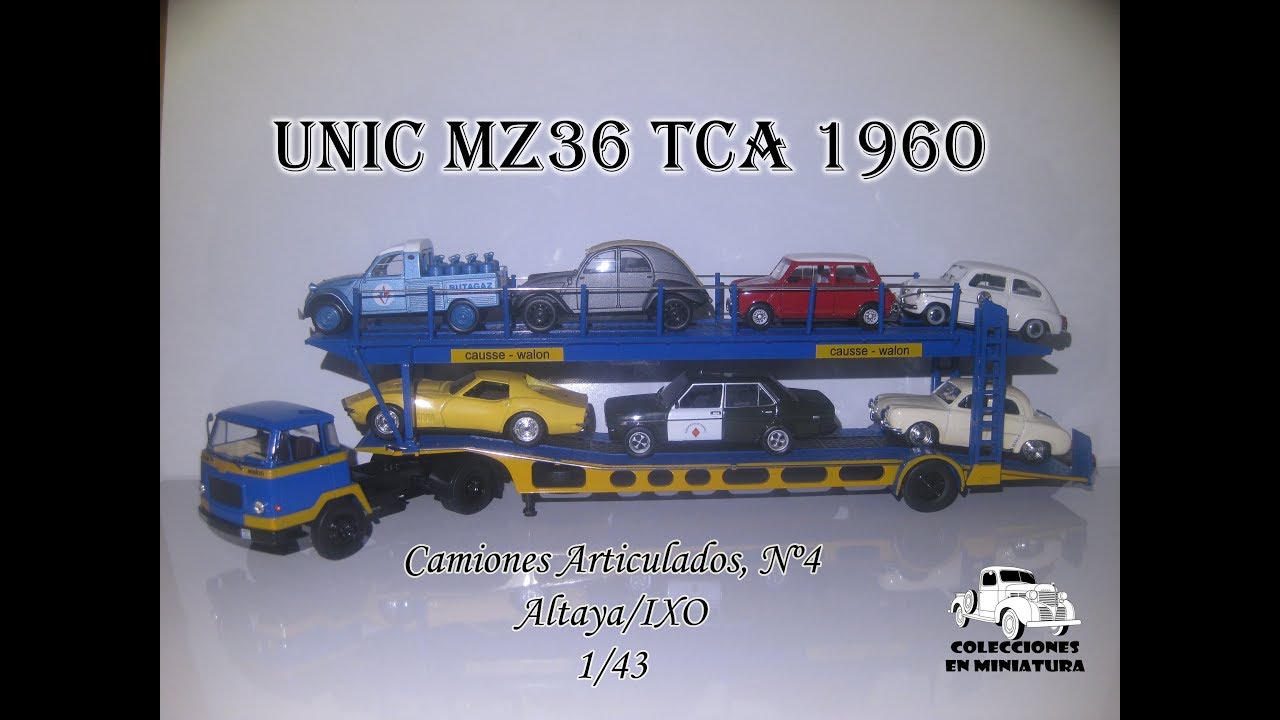 Camión Unic MZ36 - Camiones Articulados Nº4 - 1/43