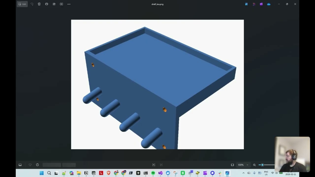 3D Model Generation with AI (Claude Code) - Designing a Shelf (Part 2/3)