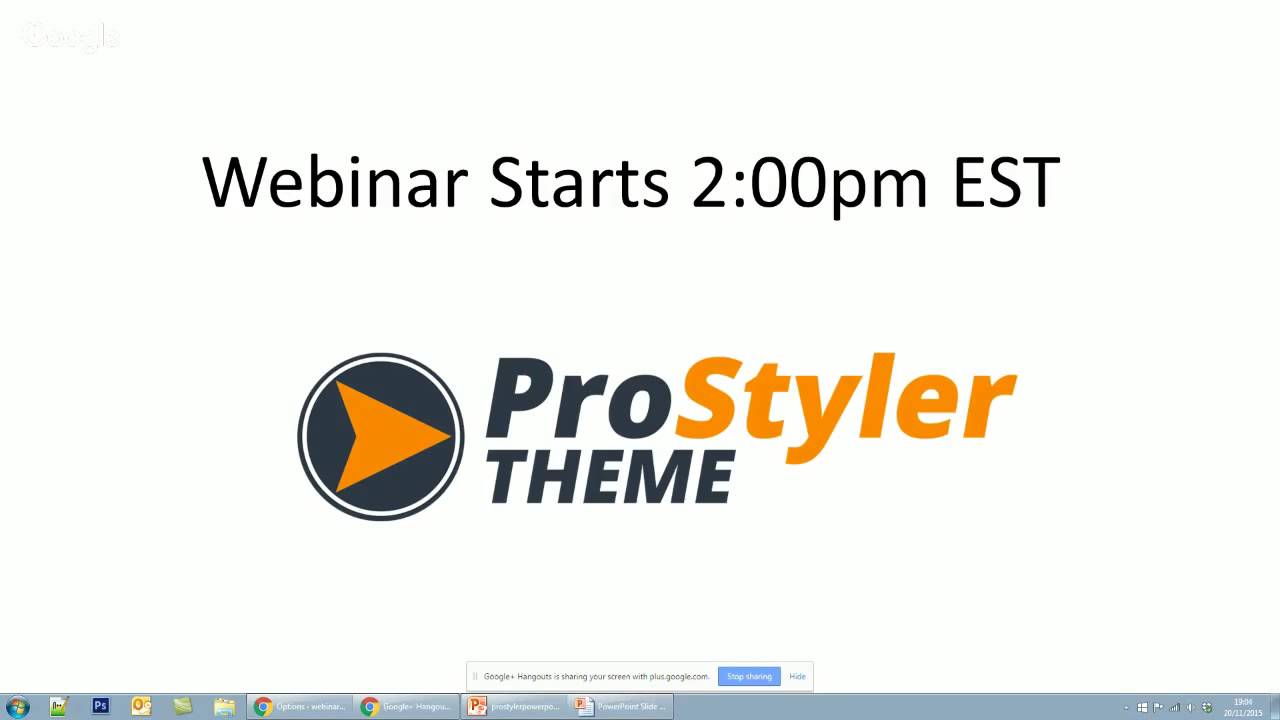 Pro Styler Theme Live Webinar
