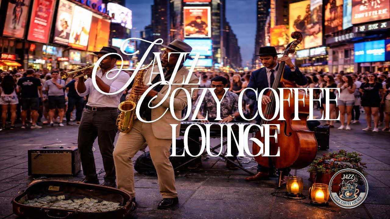 Times Square Jazz Vibes 🎶🌃 – Smooth Music to Relax in the Heart of New York, Focus for work