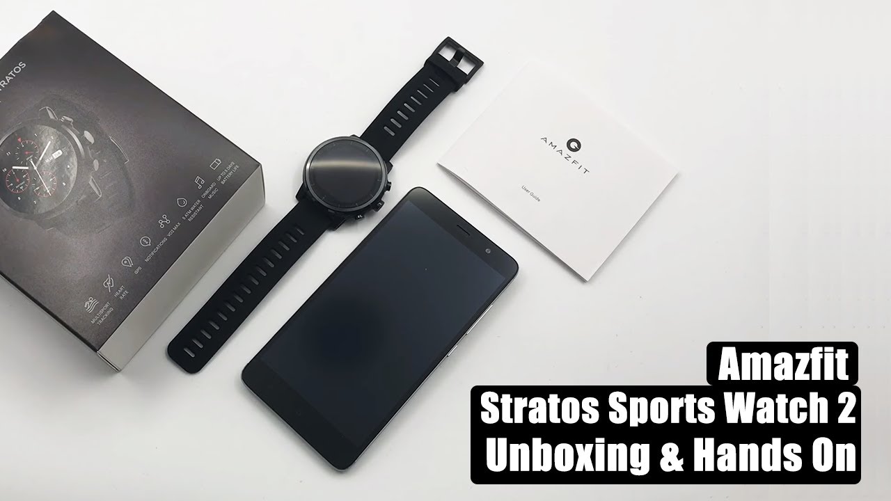 Amazfit Stratos Sports Watch 2 Unboxing & Hands On