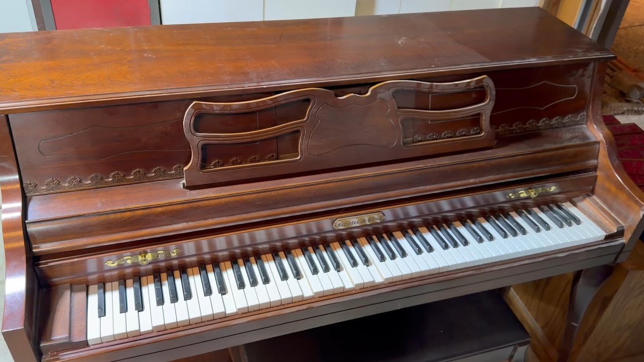 Lot #88 - Schafer & Sons Player Piano Selling at Online Estate Auction