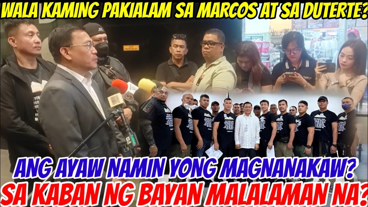 WALA PO KAMING PAKIALAM SA MARCOS AT DUTERTE BASTA KAMI AYAW NAMIN SA PAGNANAKAW?