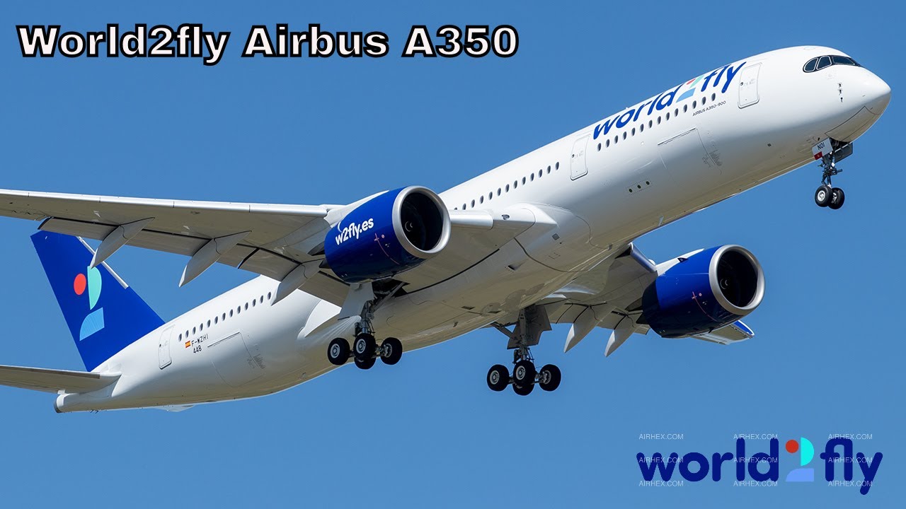 [WORLD2FLY AIRBUS A350] from destorage to first flight [AIRBUS FACTORY] primer A350 de World2Fly