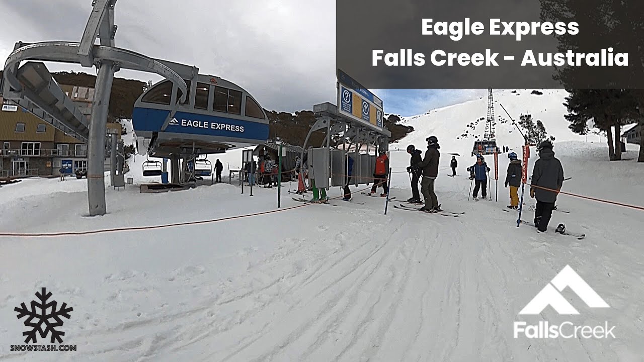 Eagle Express 4K | Falls Creek | Australia #fallscreek #chairlifts #fallsaustralia