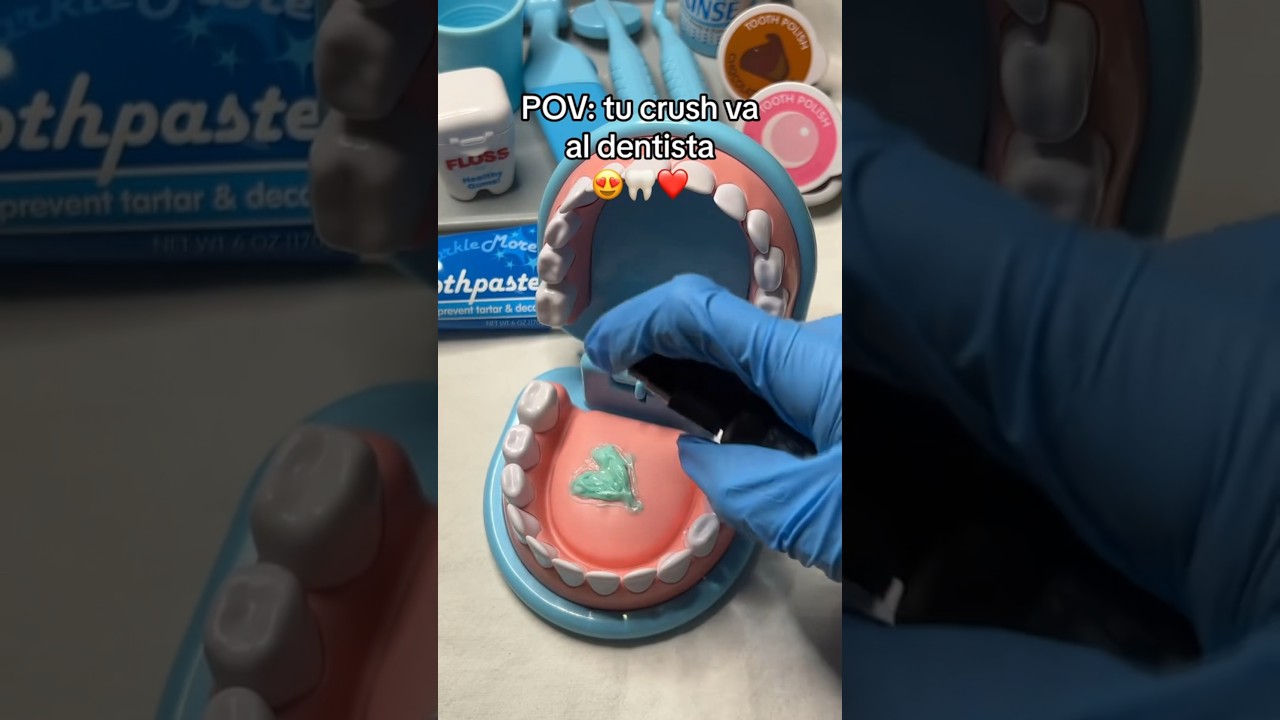POV: your crush goes to the dentist 😍🦷❤️ #asmr #shorts
