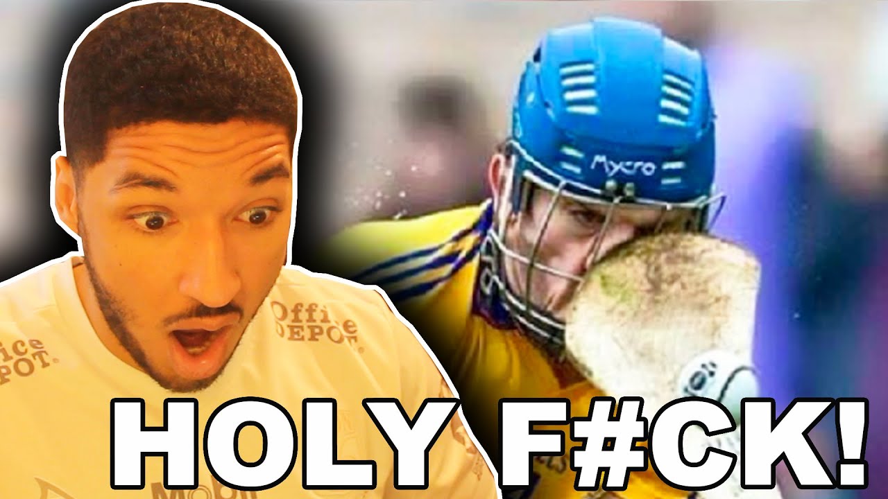 American FIRST REACTION to IRISH HURLING - THE FASTEST GAME ON GRASS