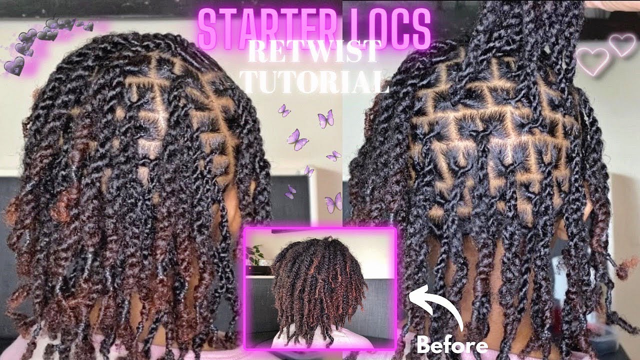 STARTER LOCS RETWIST TUTORIAL ON 3C HAIR 🌱| Two Strand Twist | Loc Journey | CREOLEJAZZ