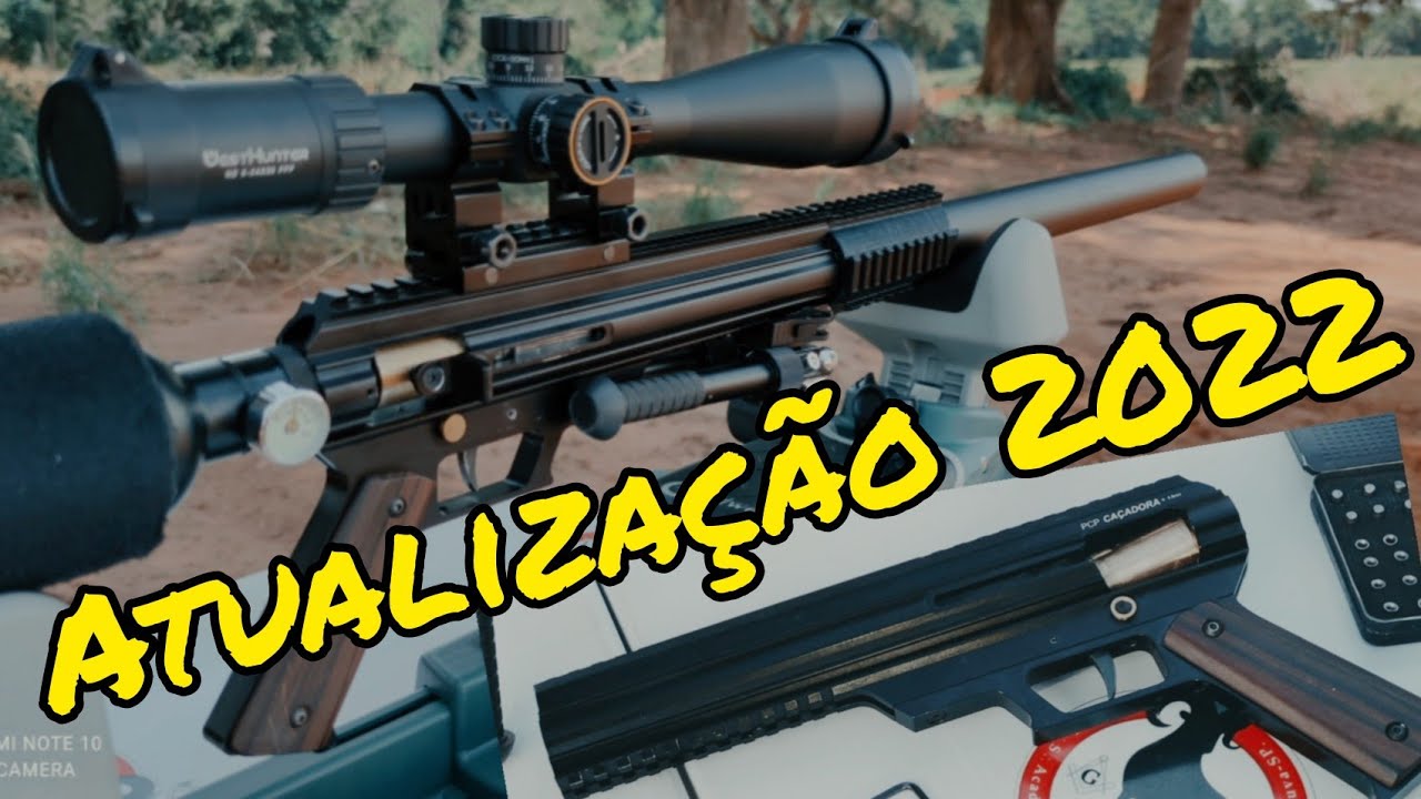 DESMONTAGEM E MONTAGEM KIT 2022 DA PCP CAÇADORA +  FRAME COM AJUSTE DE POTÊNCIA EXTERNO