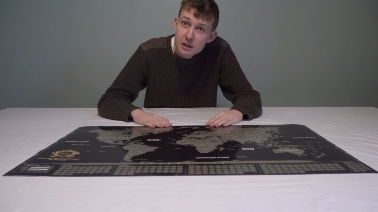 Scratching My Divalis Scratch Off World Map